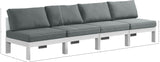 Nizuc Modular Outdoor Sofa - Stylish Waterproof Fabric, Durable Aluminum Frame, Perfect for Gatherings