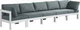 Nizuc Modular Outdoor Sofa - Stylish Waterproof Fabric, Durable Aluminum Frame, Perfect for Gatherings