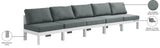 Nizuc Modular Outdoor Sofa - Stylish Waterproof Fabric, Durable Aluminum Frame, Perfect for Gatherings
