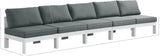 Nizuc Modular Outdoor Sofa - Stylish Waterproof Fabric, Durable Aluminum Frame, Perfect for Gatherings