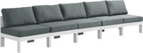 Nizuc Modular Outdoor Sofa - Stylish Waterproof Fabric, Durable Aluminum Frame, Perfect for Gatherings