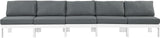Nizuc Modular Outdoor Sofa - Stylish Waterproof Fabric, Durable Aluminum Frame, Perfect for Gatherings