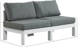 Nizuc Modular Outdoor Sofa - Stylish Waterproof Fabric, Durable Aluminum Frame, Perfect for Gatherings