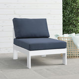 Nizuc Contemporary Outdoor Modular Patio Chair with Durable Waterproof Fabric for All-Weather Use