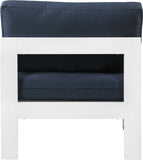 Nizuc Contemporary Outdoor Modular Patio Chair with Durable Waterproof Fabric for All-Weather Use