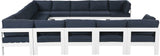 Nizuc Modular Outdoor Patio Sectional - Contemporary Design with Waterproof Fabric & Durable Frame