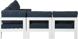 Nizuc Modular Outdoor Patio Sectional - Contemporary Design with Waterproof Fabric & Durable Frame