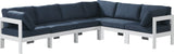 Nizuc Modular Outdoor Patio Sectional - Contemporary Design with Waterproof Fabric & Durable Frame