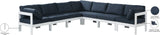 Nizuc Modular Outdoor Patio Sectional - Contemporary Design with Waterproof Fabric & Durable Frame