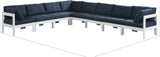 Nizuc Modular Outdoor Patio Sectional - Contemporary Design with Waterproof Fabric & Durable Frame