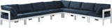 Nizuc Modular Outdoor Patio Sectional - Contemporary Design with Waterproof Fabric & Durable Frame