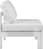 Nizuc Contemporary Outdoor Modular Patio Chair with Durable Waterproof Fabric for All-Weather Use