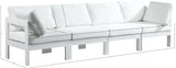 Nizuc Contemporary Outdoor Modular Sofa with Waterproof Fabric and Sturdy Aluminum Frame Design