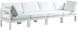 Nizuc Contemporary Outdoor Modular Sofa with Waterproof Fabric and Sturdy Aluminum Frame Design