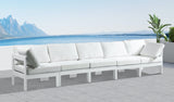 Nizuc Contemporary Outdoor Modular Sofa with Waterproof Fabric and Sturdy Aluminum Frame Design