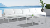 Nizuc Contemporary Outdoor Modular Sofa with Waterproof Fabric and Sturdy Aluminum Frame Design