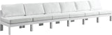 Nizuc Contemporary Outdoor Modular Sofa with Waterproof Fabric and Sturdy Aluminum Frame Design