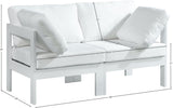 Nizuc Contemporary Outdoor Modular Sofa with Waterproof Fabric and Sturdy Aluminum Frame Design