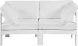 Nizuc Contemporary Outdoor Modular Sofa with Waterproof Fabric and Sturdy Aluminum Frame Design
