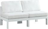 Nizuc Contemporary Outdoor Modular Sofa with Waterproof Fabric and Sturdy Aluminum Frame Design