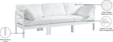 Nizuc Contemporary Outdoor Modular Sofa with Waterproof Fabric and Sturdy Aluminum Frame Design