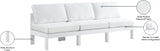 Nizuc Contemporary Outdoor Modular Sofa with Waterproof Fabric and Sturdy Aluminum Frame Design