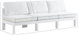 Nizuc Contemporary Outdoor Modular Sofa with Waterproof Fabric and Sturdy Aluminum Frame Design