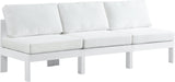 Nizuc Contemporary Outdoor Modular Sofa with Waterproof Fabric and Sturdy Aluminum Frame Design