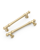 DESIGN3768 Champagne Bronze Cabinet Pulls for White Cabinets | 5", Warm Modern, Heavy-Duty Feel