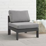 Nizuc Contemporary Outdoor Modular Patio Chair with Durable Waterproof Fabric for All-Weather Use