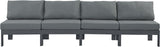 Nizuc Modular Outdoor Sofa - Stylish Waterproof Fabric, Durable Aluminum Frame, Perfect for Gatherings