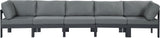 Nizuc Modular Outdoor Sofa - Stylish Waterproof Fabric, Durable Aluminum Frame, Perfect for Gatherings