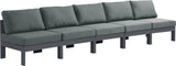 Nizuc Modular Outdoor Sofa - Stylish Waterproof Fabric, Durable Aluminum Frame, Perfect for Gatherings