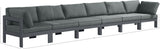 Nizuc Modular Outdoor Sofa - Stylish Waterproof Fabric, Durable Aluminum Frame, Perfect for Gatherings