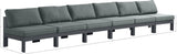 Nizuc Modular Outdoor Sofa - Stylish Waterproof Fabric, Durable Aluminum Frame, Perfect for Gatherings