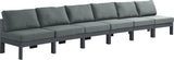 Nizuc Modular Outdoor Sofa - Stylish Waterproof Fabric, Durable Aluminum Frame, Perfect for Gatherings