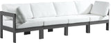Nizuc Contemporary Outdoor Modular Sofa with Waterproof Fabric and Sturdy Aluminum Frame Design