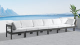 Nizuc Contemporary Outdoor Modular Sofa with Waterproof Fabric and Sturdy Aluminum Frame Design