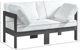 Nizuc Contemporary Outdoor Modular Sofa with Waterproof Fabric and Sturdy Aluminum Frame Design