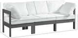 Nizuc Contemporary Outdoor Modular Sofa with Waterproof Fabric and Sturdy Aluminum Frame Design