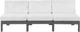 Nizuc Contemporary Outdoor Modular Sofa with Waterproof Fabric and Sturdy Aluminum Frame Design