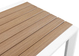 Nizuc Outdoor Patio Aluminum Bar Table - Stylish Contemporary Design for Entertaining Spaces