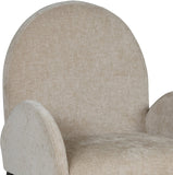 Waldorf Dining Chair - Elegant Chenille Armchair with Solid Ash Wood Frame for Stylish Dining Spaces