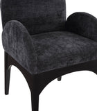 Waldorf Dining Chair - Elegant Chenille Armchair with Solid Ash Wood Frame for Stylish Dining Spaces