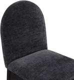 Waldorf Dining Chair - Elegant Chenille Armchair with Solid Ash Wood Frame for Stylish Dining Spaces