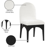 Waldorf Dining Chair - Elegant Chenille Armchair with Solid Ash Wood Frame for Stylish Dining Spaces