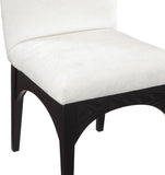 Waldorf Dining Chair - Elegant Chenille Armchair with Solid Ash Wood Frame for Stylish Dining Spaces