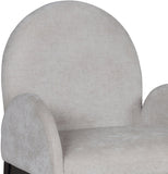 Waldorf Dining Chair - Elegant Chenille Armchair with Solid Ash Wood Frame for Stylish Dining Spaces