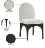 Waldorf Dining Chair - Elegant Chenille Armchair with Solid Ash Wood Frame for Stylish Dining Spaces