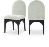Waldorf Dining Chair - Elegant Chenille Armchair with Solid Ash Wood Frame for Stylish Dining Spaces
